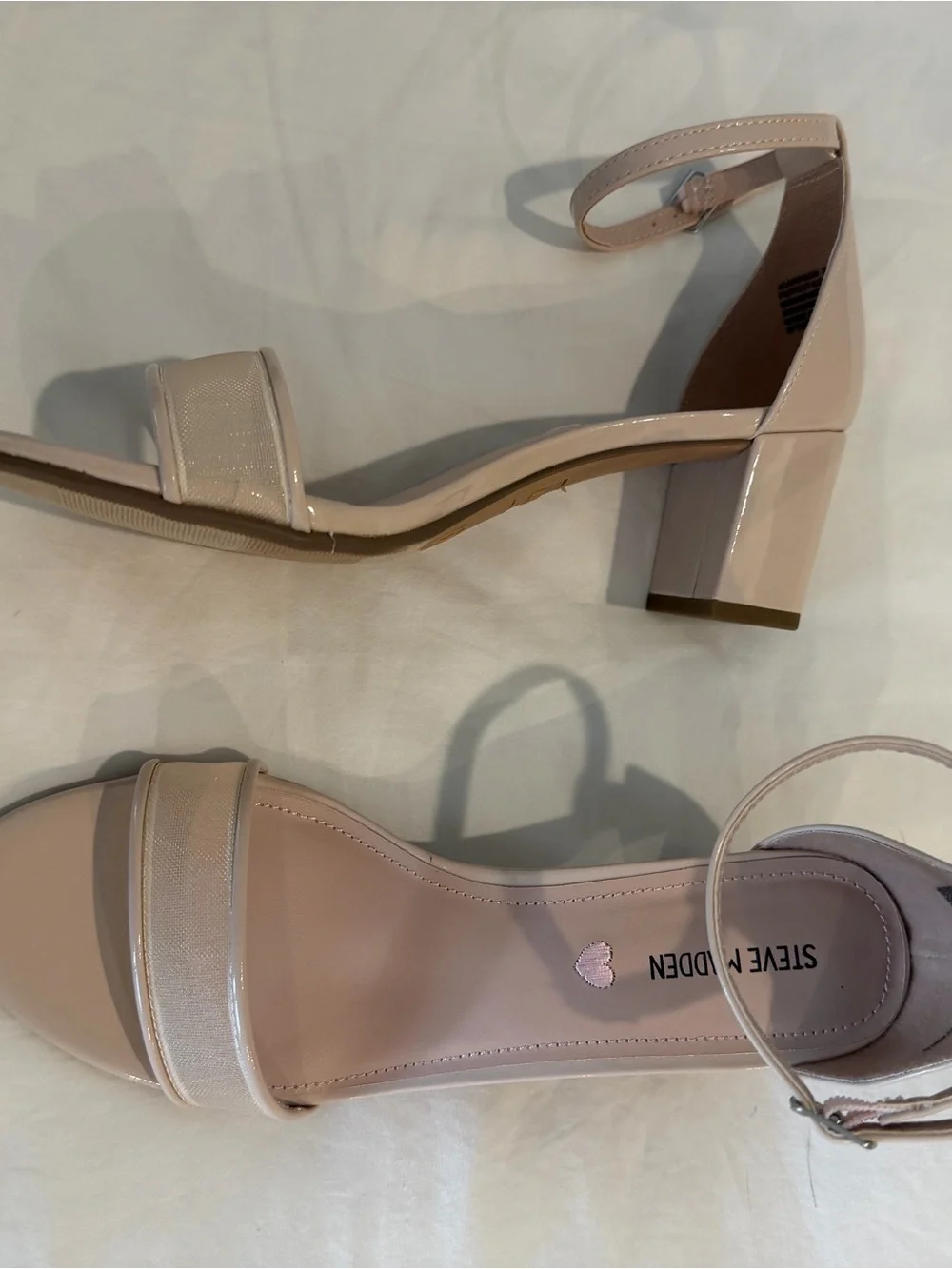 Steve Madden Blush Pink Ankle-Strap Dress Sandals